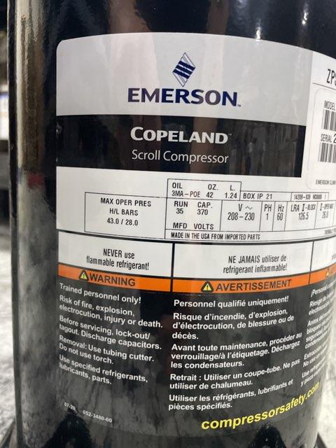 3.5 Ton Two-Stage AC Scroll Compressor 208-230/60/1 R410A