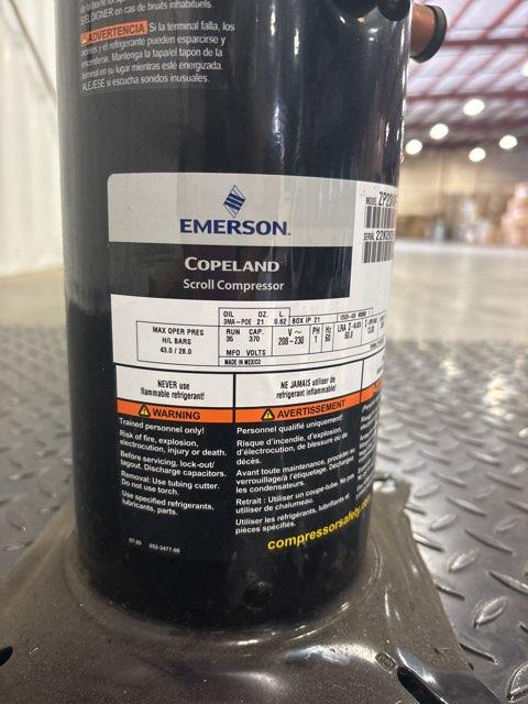 1.5 Ton Single-Stage AC/HP Scroll Compressor 208-230/60/1 R410A