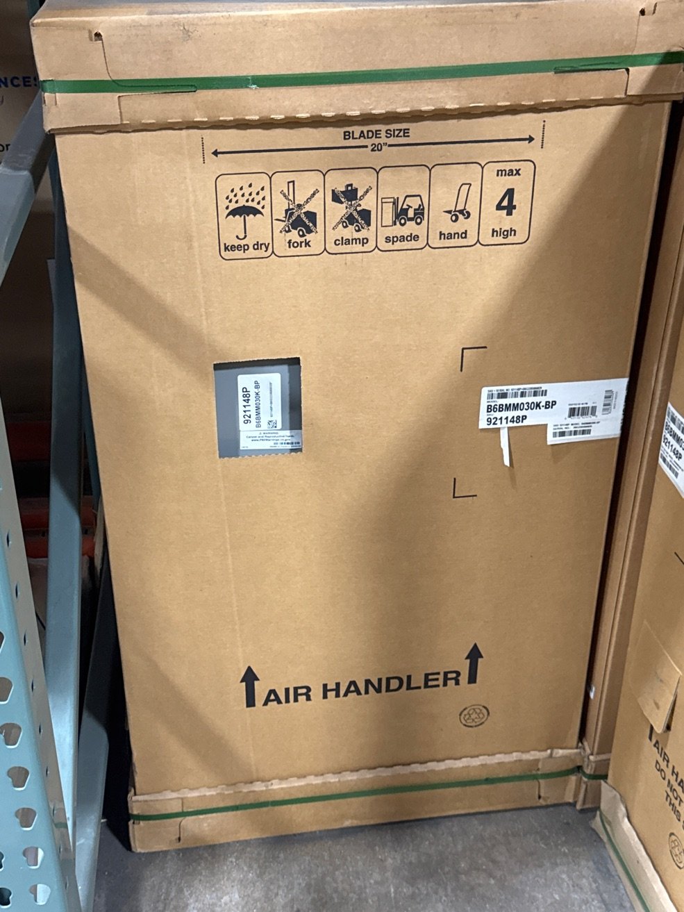 2.5 Ton AC/HP PSC Multiposition Air Handler 208-230/60/1 R-410A CFM 1427