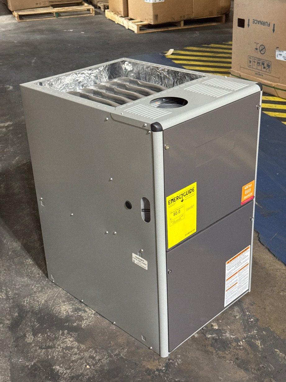 100,000 BTU Low NOx 2-Stage Upflow/Horizontal ECM Variable Speed Gas Furnace 80% 115/60/1 CFM: 1860