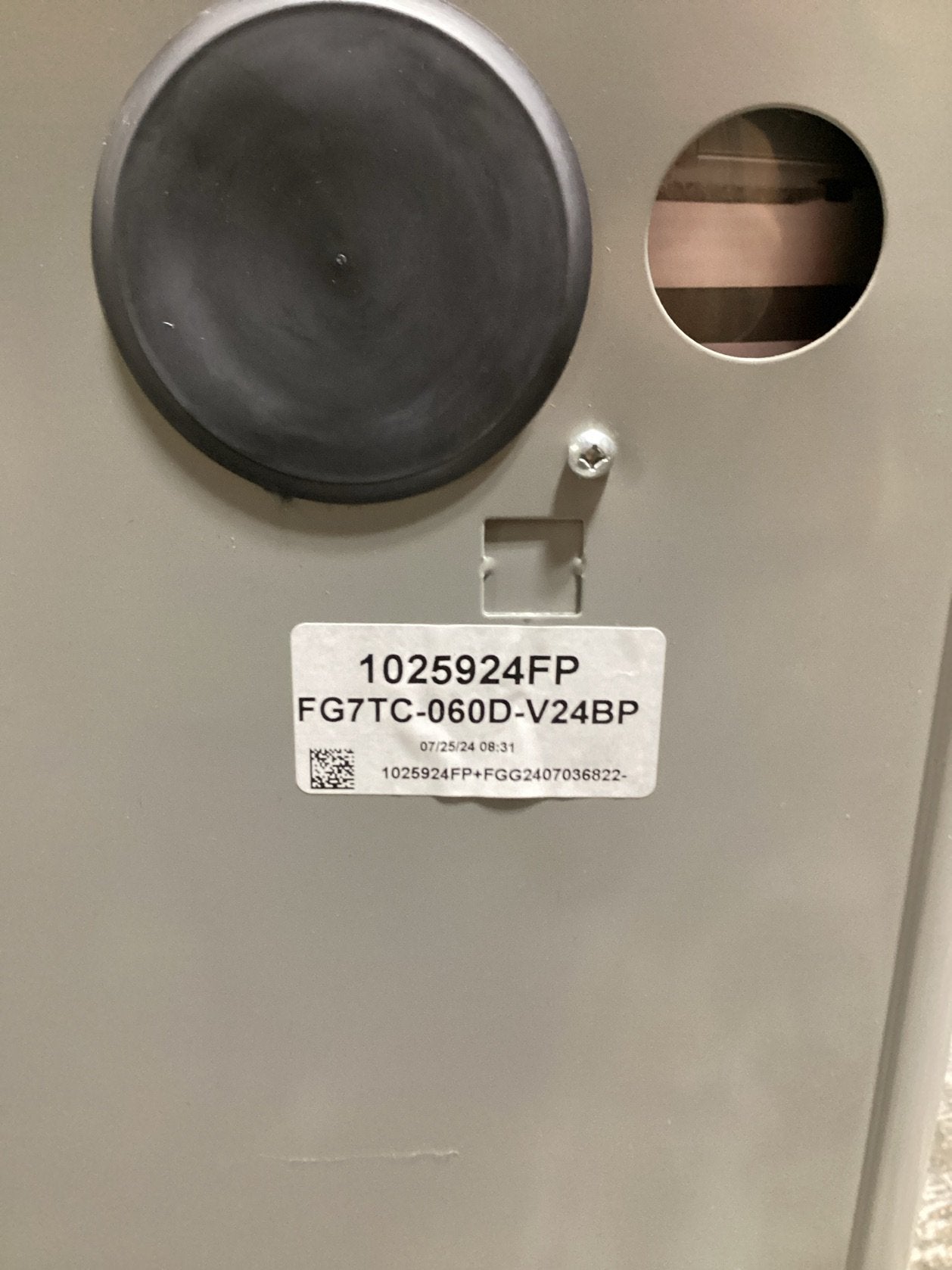 60,000 BTU Two-Stage Upflow/Horizontal ECM Variable Speed Gas Furnace 95% AFUE 115/60/1 CFM: 1400