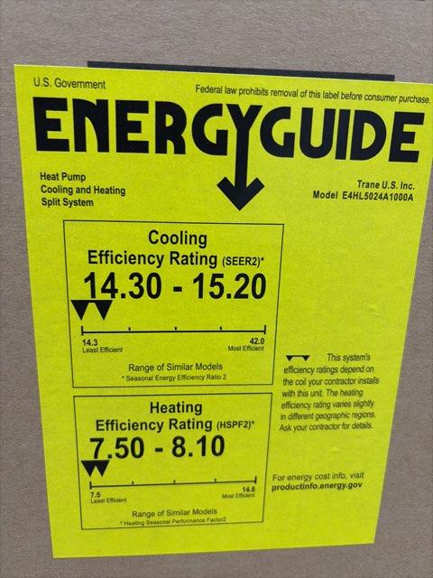 2 Ton Variable Speed Split-System Heat Pump 208-230/60/1 R410A 15.2 SEER2