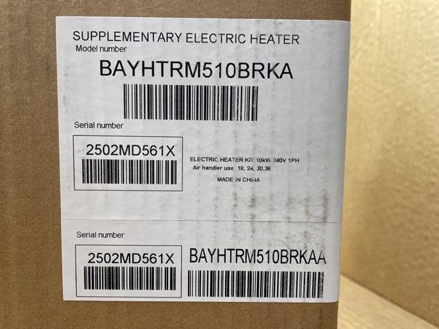 10 KW Electric Heat Kit with Breaker 208-240/60/1