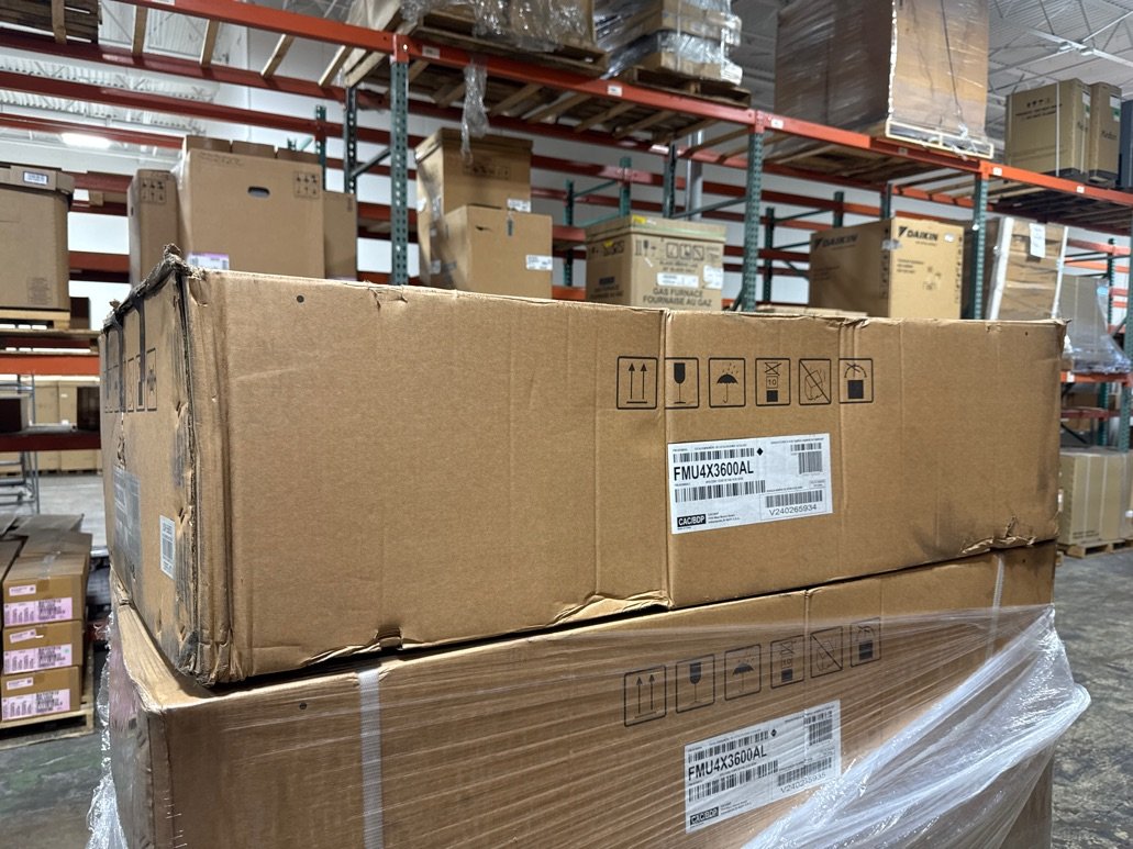 3 Ton AC/HP PSC Horizontal Fancoil 208-230/60/1 R-410A CFM 1328