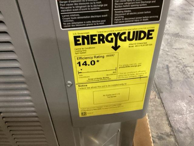 2.5 Ton Single-Stage Split-System Air Conditioner 208-230/60/1 R410A 14 SEER