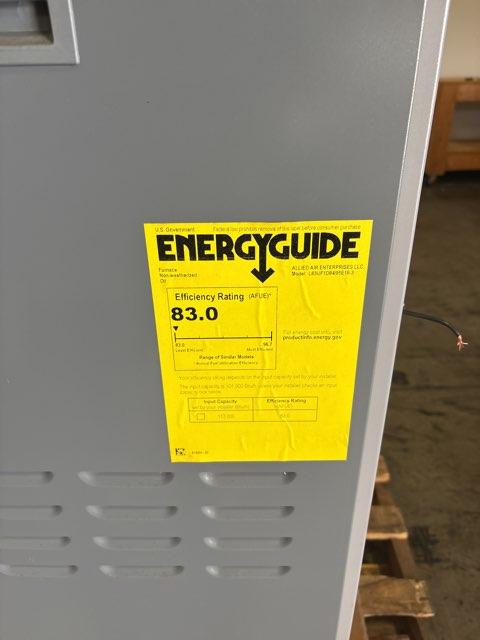113,500 BTU Single-Stage Upflow PSC Multi Speed Oil Furnace 83% AFUE 120/60/1 CFM: 1755