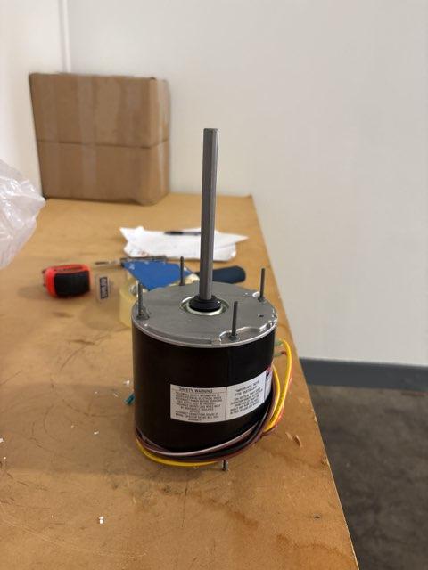 1/2 HP Condenser Fan Motor 208-230/60/1, 3.5 Amps, 1075 RPM