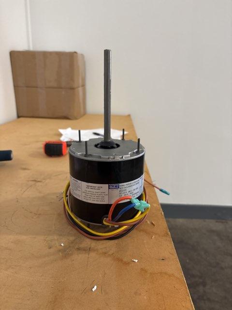 1/3 HP Condenser Fan Motor 208-230/60/1, 2.4 Amps, 1075 RPM