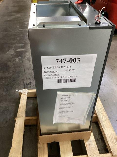 2.5 Ton AC/HP ECM Wall Mounted Air Handler 208-240/60/1 R-454B CFM 1045