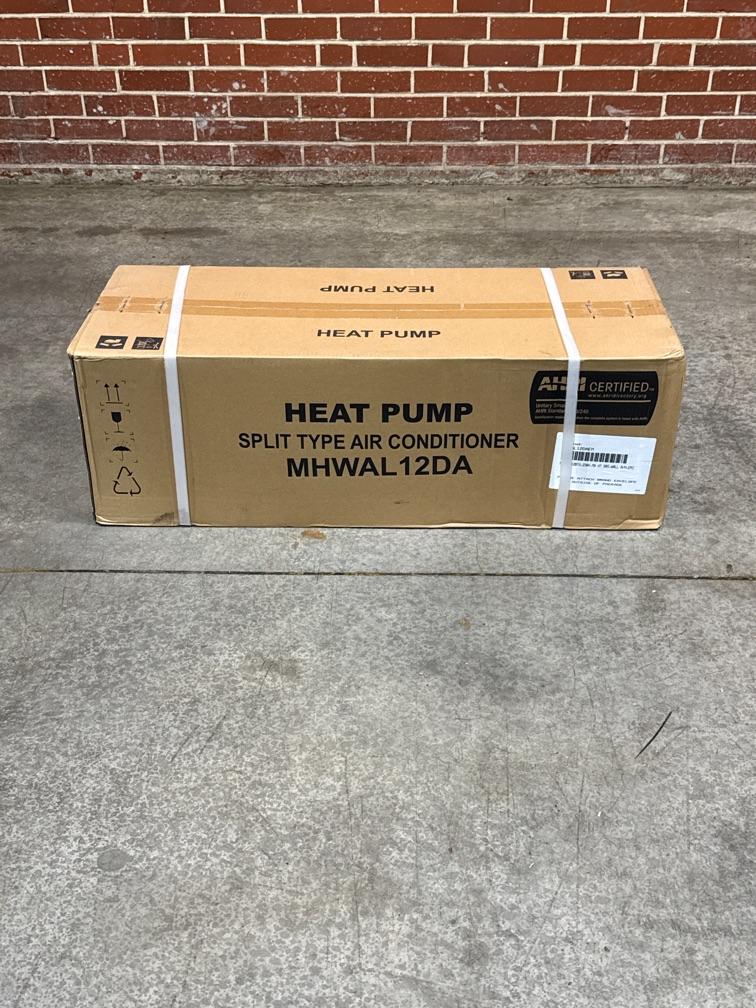 12,000 BTU Single-Zone Indoor Inverter Heat Pump Mini Split Unit, 25.5 SEER 208-230/60/1 R-410A