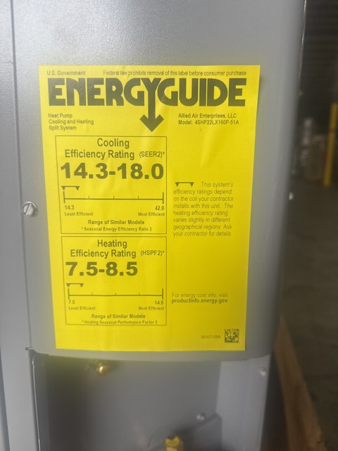 5 Ton Inverter Split-System Communicating Compatible Heat Pump 208-230/60/1 R410A 18 SEER