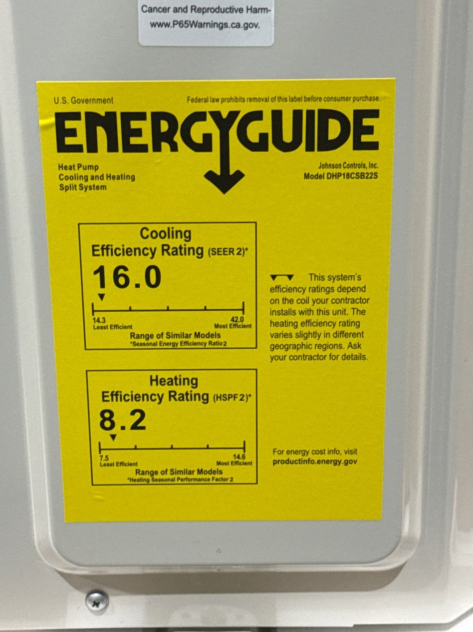 22,519 BTU Single-Zone Outdoor Inverter Heat Pump Mini Split Unit, 16 SEER2 208-230/60/1 R-410A