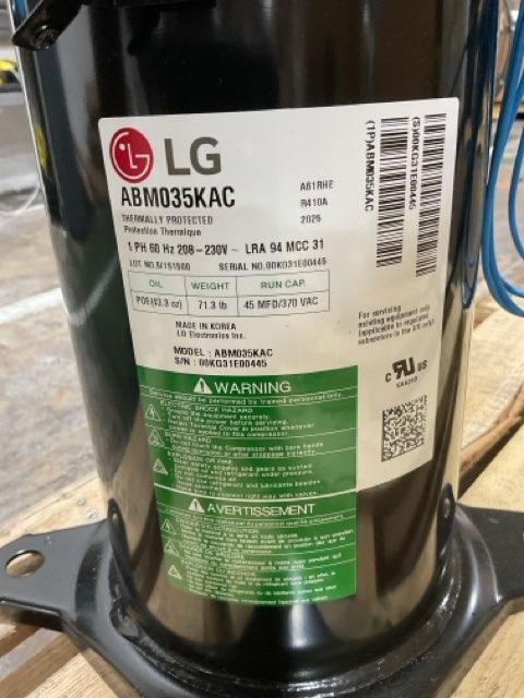 3 Ton Two-Stage AC Scroll Compressor 208/230/60/1 R410A