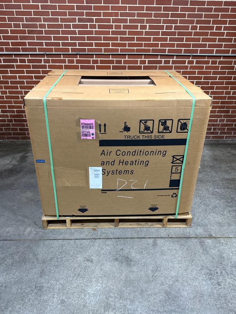 3 Ton Two-Stage Convertible Natural Gas/Electric Packaged Unit, 16.6 SEER, 208-230/60/3, R410A