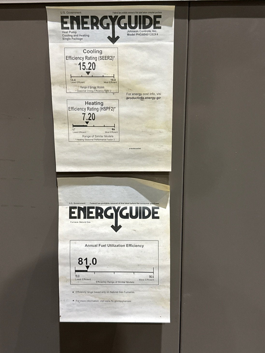 5 Ton Low NOx 2-Stg Convertible ECM Var Spd Dual Fuel HP Packaged Unit, 16 SEER, 208-230/60/1, R410A