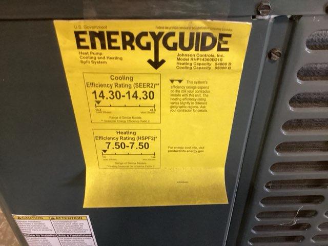 5 Ton Two-Stage Split-System Heat Pump 208-230/60/1 R410A 14.3 SEER2