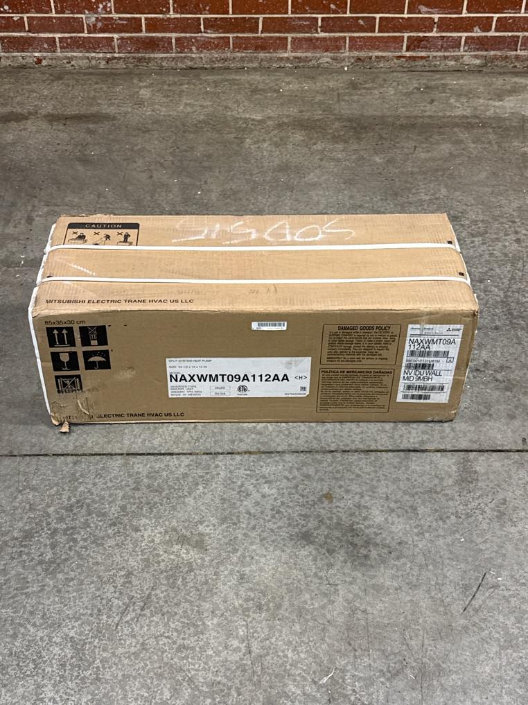 9,000 BTU Single-Zone Indoor Inverter Heat Pump Mini Split Unit, 18 SEER 208-230/60/1 R-410A
