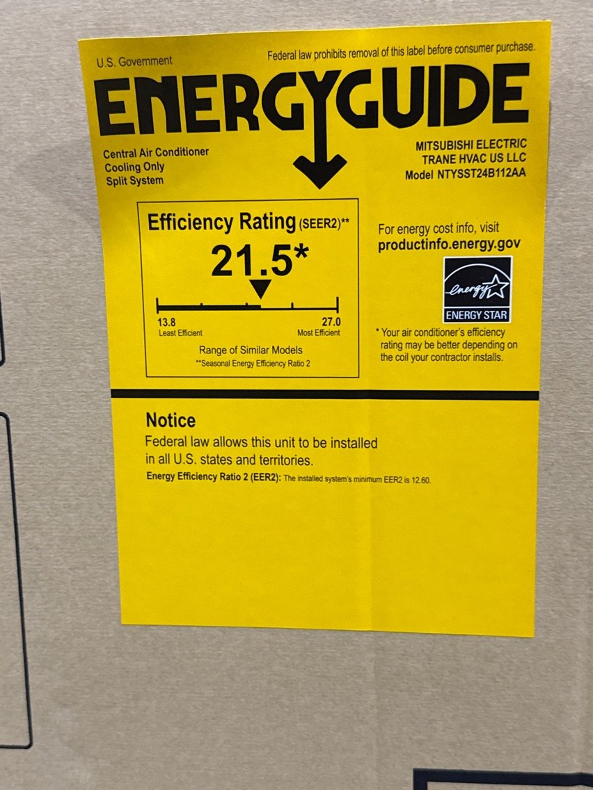 24,000 BTU Single-Zone Outdoor Inverter AC Mini Split Unit, 20.5 SEER 208-230/60/1 R-410A