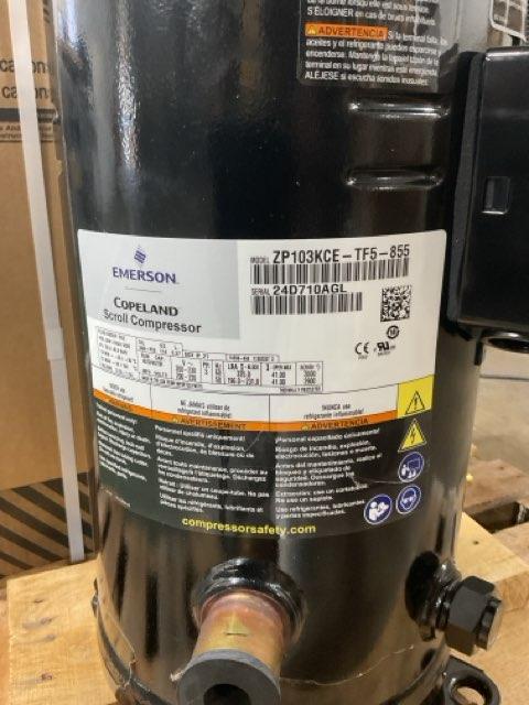 8 Ton Single-Stage AC/HP Scroll Compressor 200/230/60/3 R410A