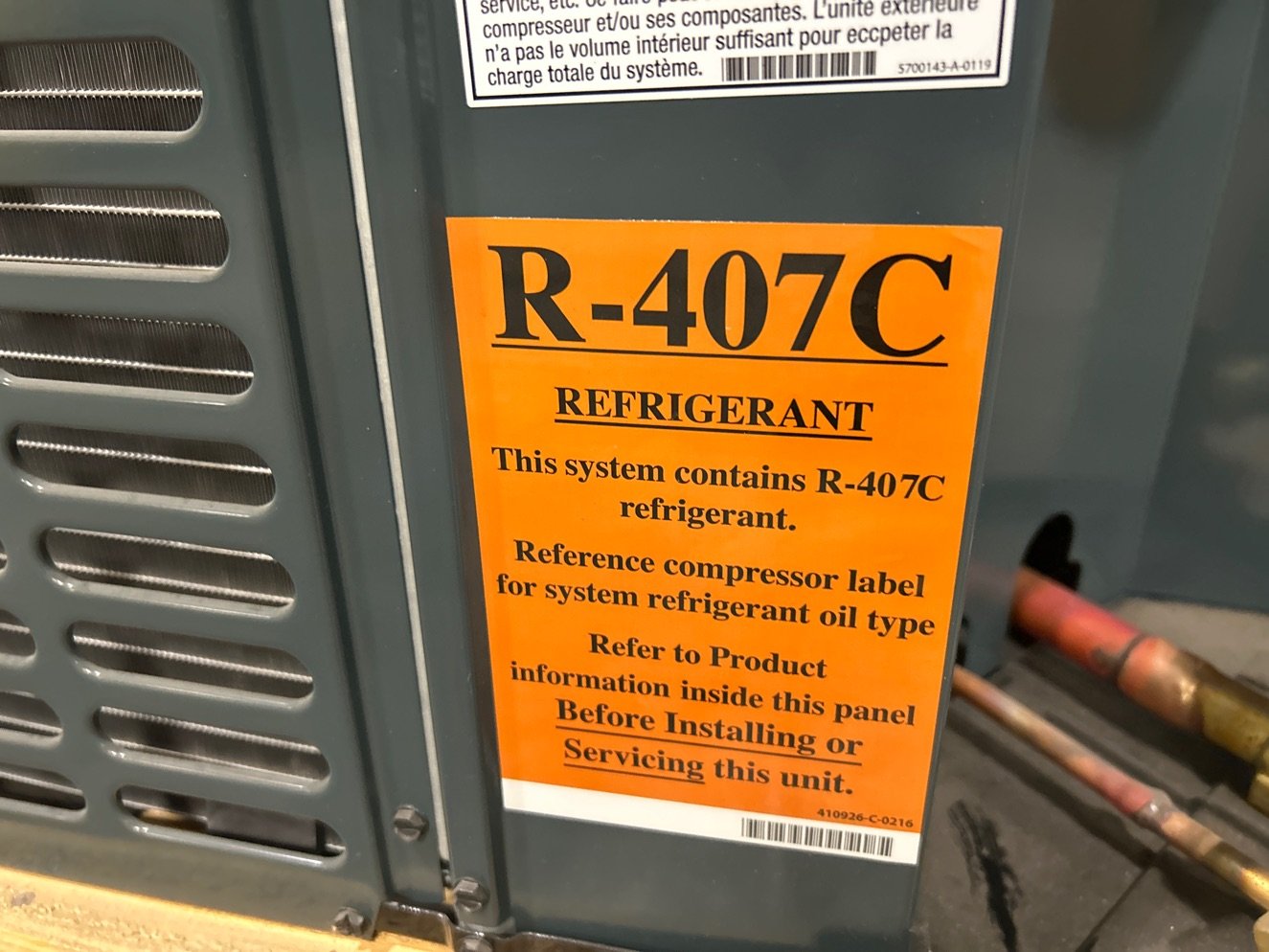 4 Ton Single-Stage Split-System Air Conditioner 208-230/60/1 R407C 14 SEER