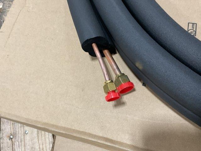 1/4"L X 3/8"S X 1/2"W X 15' Line Set, Flare