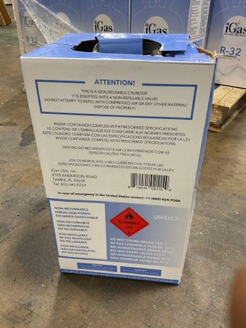 20 lb Cylinder of R-32