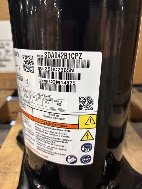 3.5 Ton Single-Stage AC Scroll Compressor 200/230/60/1 R410A