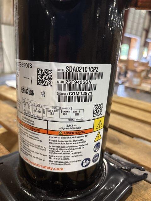 1.5 Ton AC Scroll Compressor 208/230/60/1 R410A