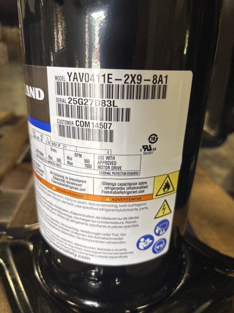5 Ton Variable Speed AC Scroll Compressor 220/240/60/1 R454B