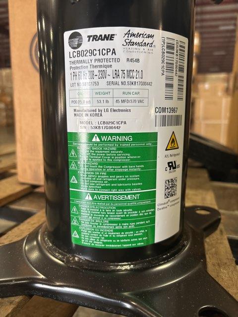 2.5 Ton AC Scroll Compressor 208/230/60/1 R454B