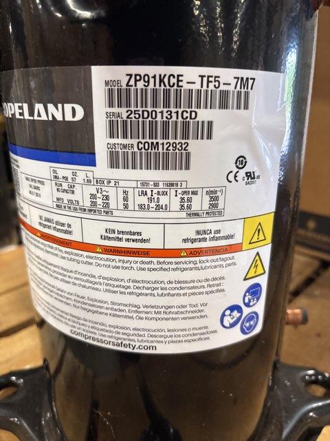 7.5 Ton Single-Stage AC/HP Scroll Compressor 200/230/60/3 R410A