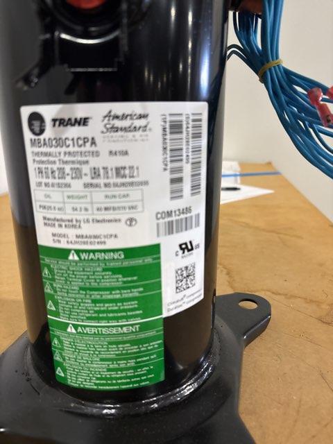 2.5 Ton Two-Stage AC Scroll Compressor 208/230/60/1 R410A