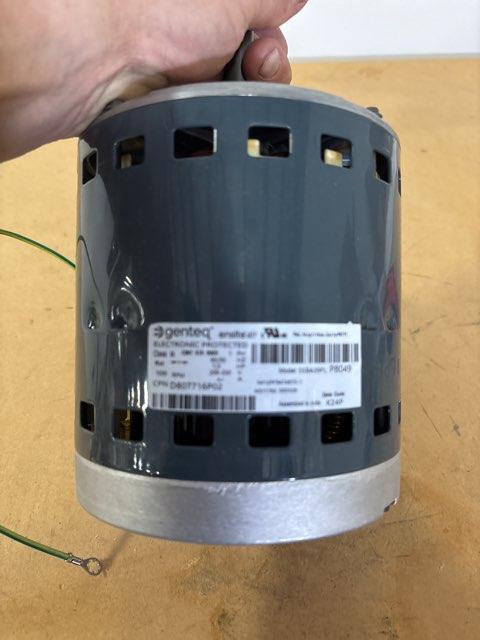 1/2 HP Blower Motor 208-230/50/60/1 1050 Rpm Variable Speed