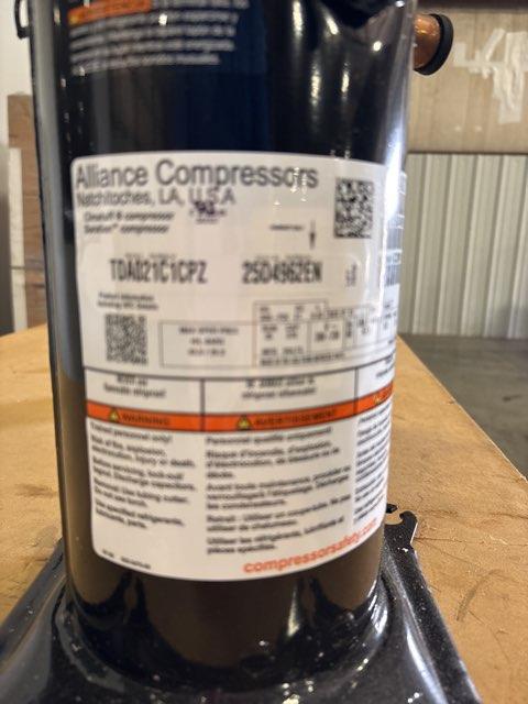 1.5 Ton Two-Stage AC Scroll Compressor 208/230/60/1 R410A