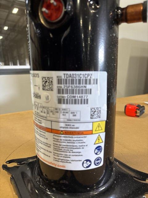 2.5 Ton Single-Stage AC Scroll Compressor 208/230/60/1 R410A