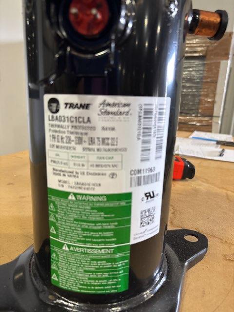 2.5 Ton AC Scroll Compressor 200/230/60/1 R410A