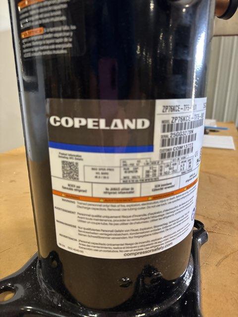 6 Ton Single-Stage AC/HP Scroll Compressor 200/230/60/3 R410A