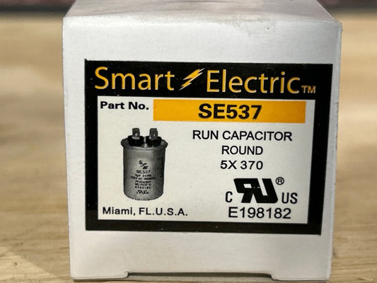 370 Vac, 5MFD 50/60 Hz, Round Capacitor