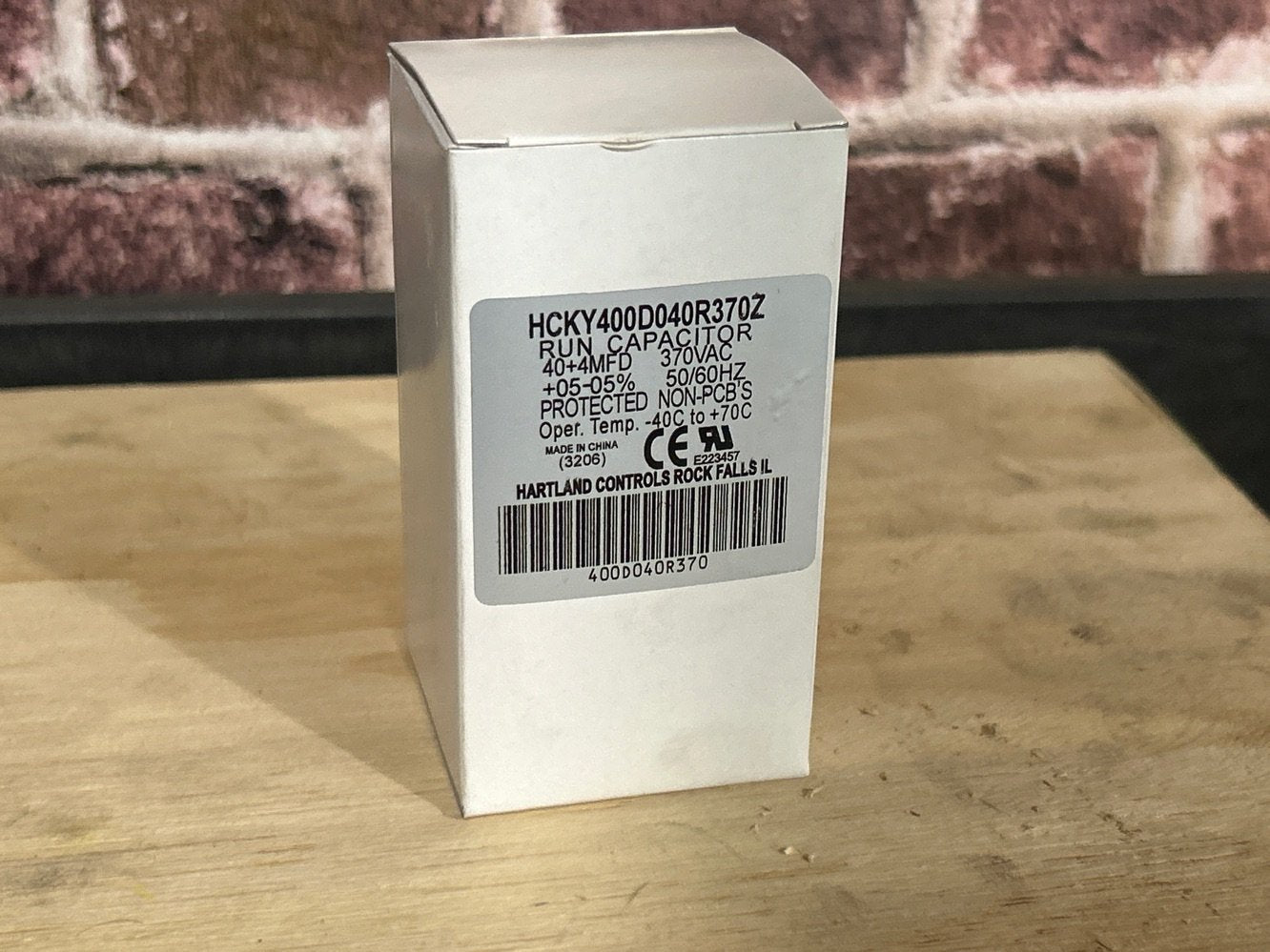 370 Vac, 40+4MFD 50/60 Hz, Round Capacitor