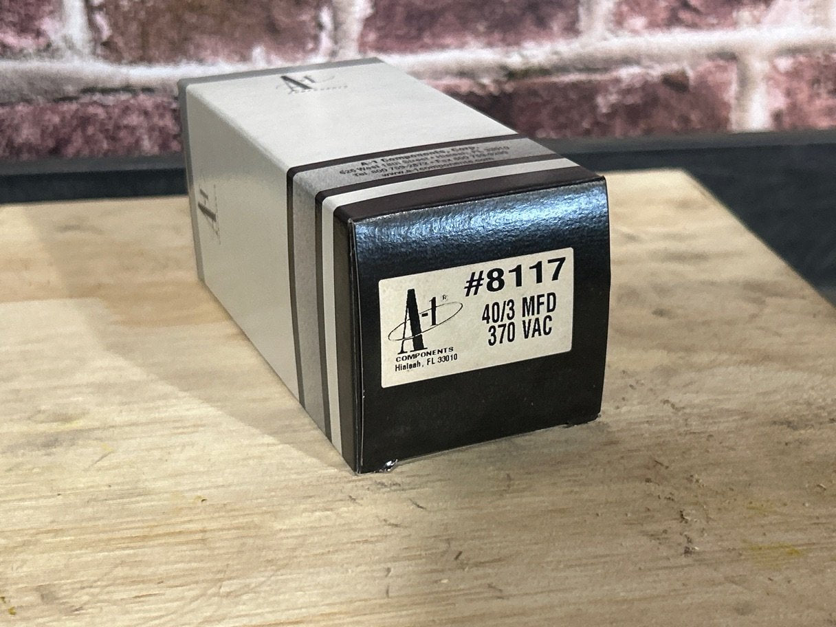 370 Vac, 40+3MFD 50/60 Hz, Oval Capacitor