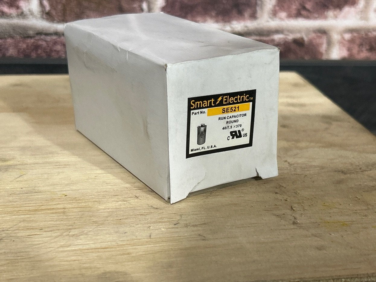 370 Vac, 40+7.5MFD 50/60 Hz, Round Capacitor