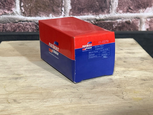 370 Vac, 40+10MFD 50/60 Hz, Round Capacitor