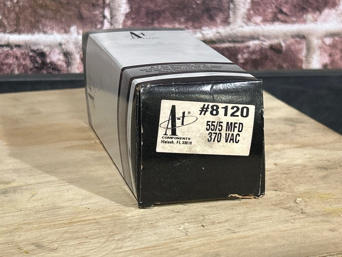 370 Vac, 55+5MFD 50/60 Hz, Oval Capacitor