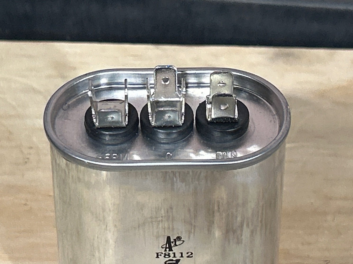 370 Vac, 30+3MFD 50/60 Hz, Round Capacitor
