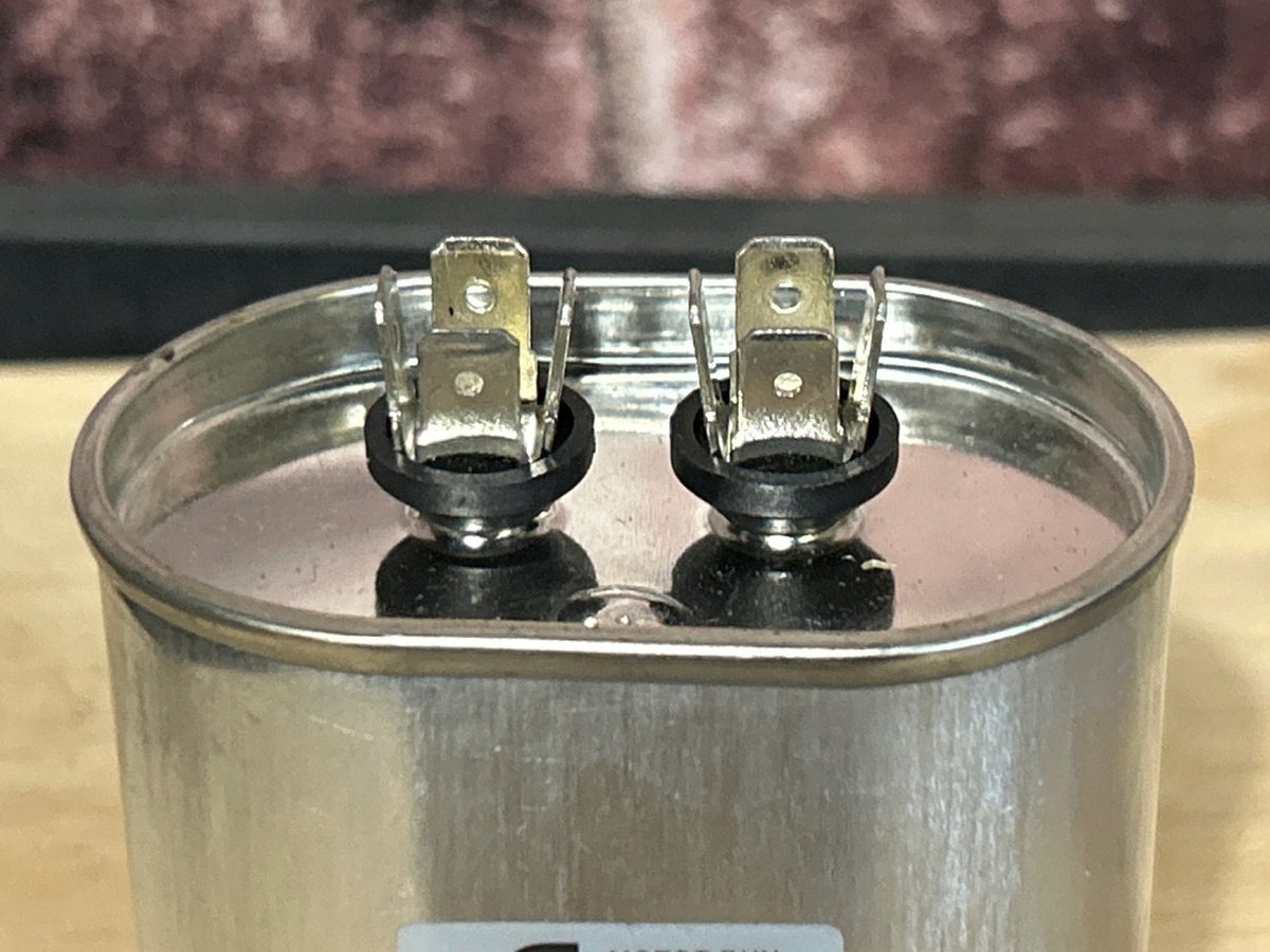 370 Vac, 25MFD 50/60 Hz, Oval Capacitor
