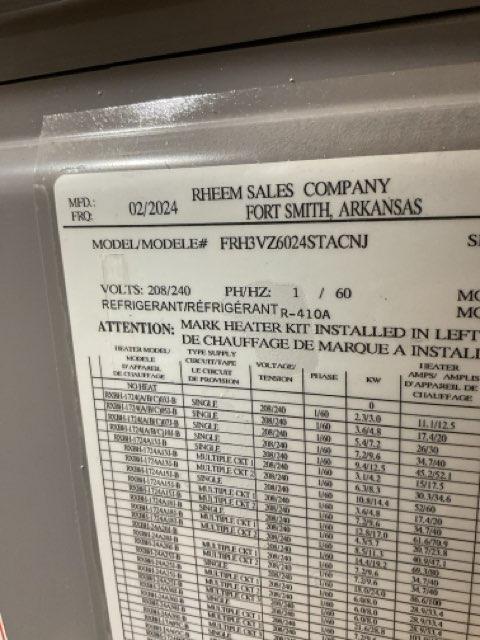 5 Ton AC/HP ECM Communicating Multiposition Air Handler 208-240/60/1 R-410A CFM 1800