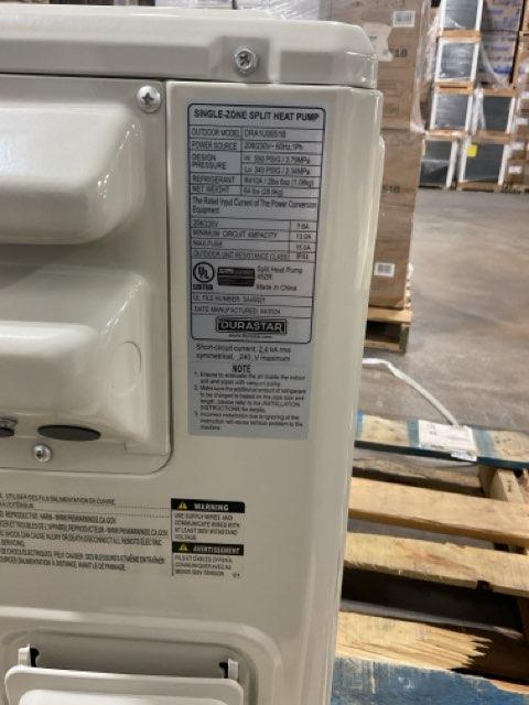 9,000 BTU Single-Zone Outdoor Inverter Heat Pump Mini Split Unit, 24 SEER 208-230/60/1 R-410A
