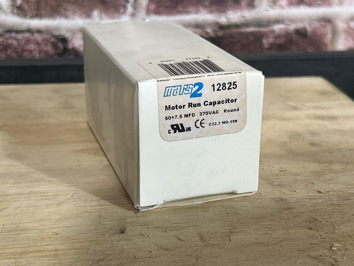 370 Vac, 50+7.5MFD 50/60 Hz, Round Capacitor