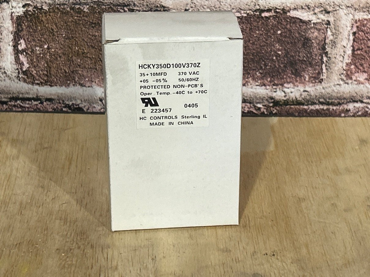 370 Vac, 35+5MFD 50/60 Hz, Oval Capacitor