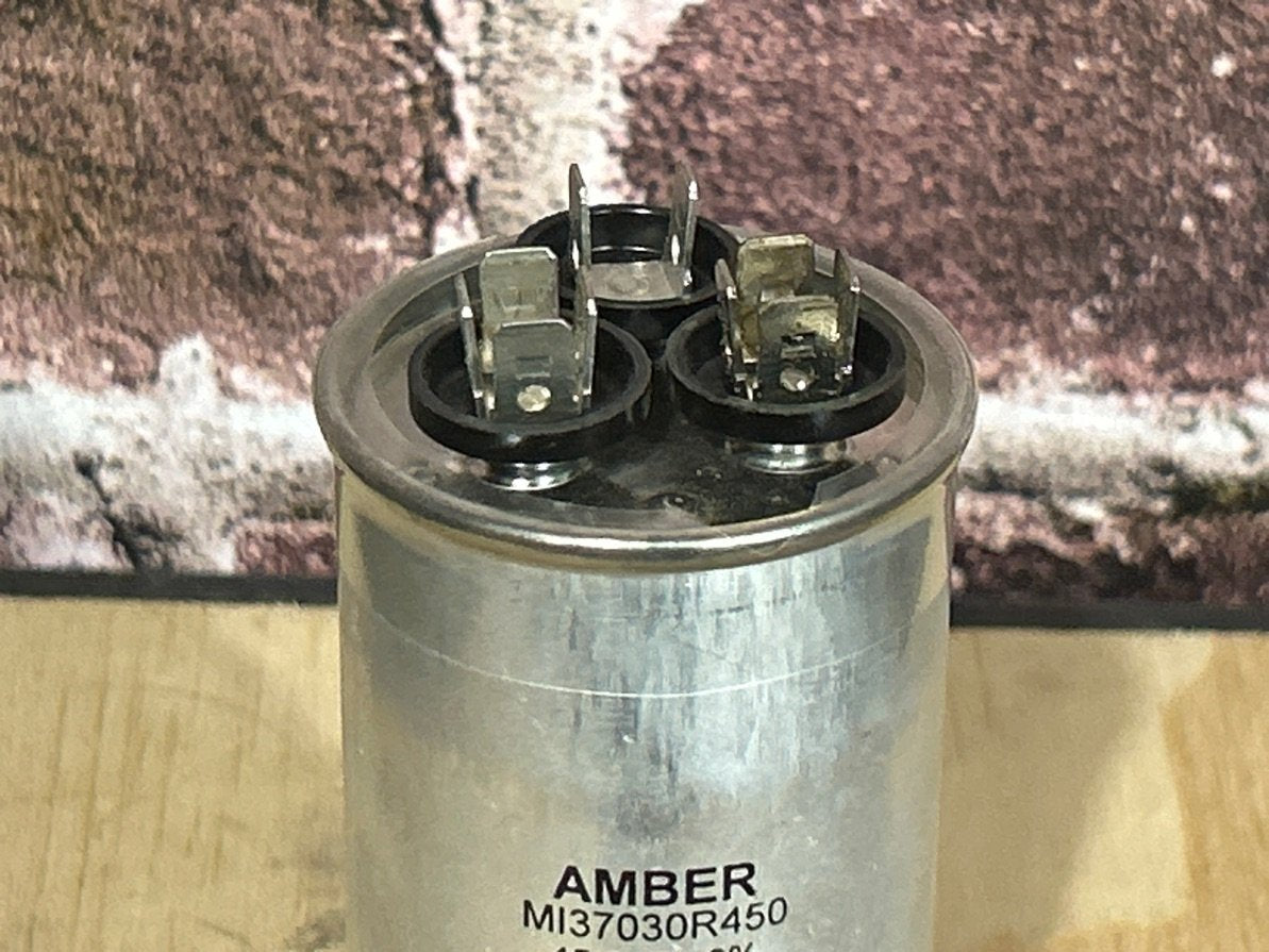 370 Vac, 45+3MFD 50/60 Hz, Round Capacitor